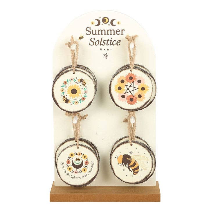 Something Different Wholesale – wholesale Retailer display – Home & Living – Set of 16 Bee Radiant Decorations on Display1