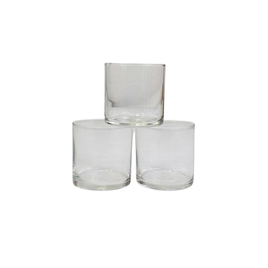 General Wax - Candle Making Supplies - Wholesale Candle Holder - 7.5 oz Symphony Clear Glass Candle Jar3