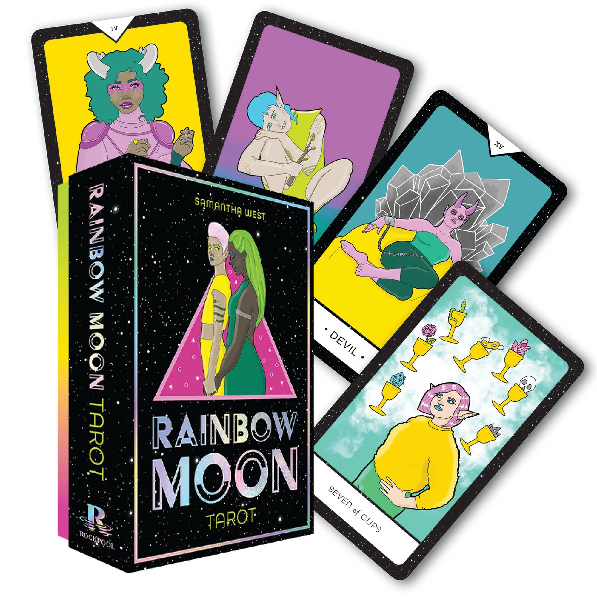 ROCKPOOL PUBLISHING - Wholesale Tarot cards - Rainbow Moon Tarot-78 Cards and Guidebook2