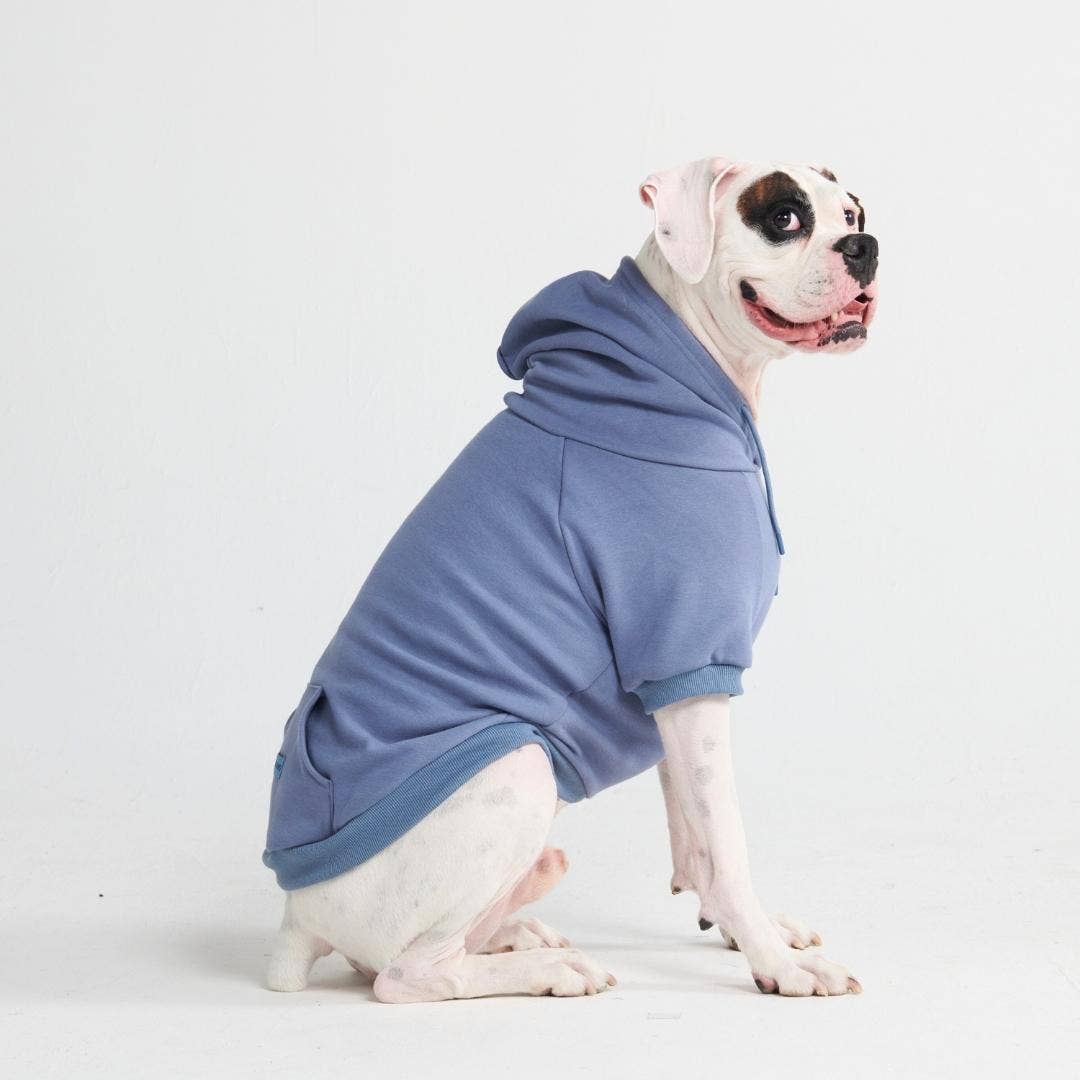 Spark Paws - Wholesale Pet Hoodie - Dog - Essential Dog Hoodie - Slate Blue1