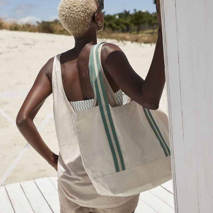 Pierre Francis - Venta al por mayor Bolsa de asa- Mujer - Westford Mill - Bolsa orgánica para barcos EarthAware®10