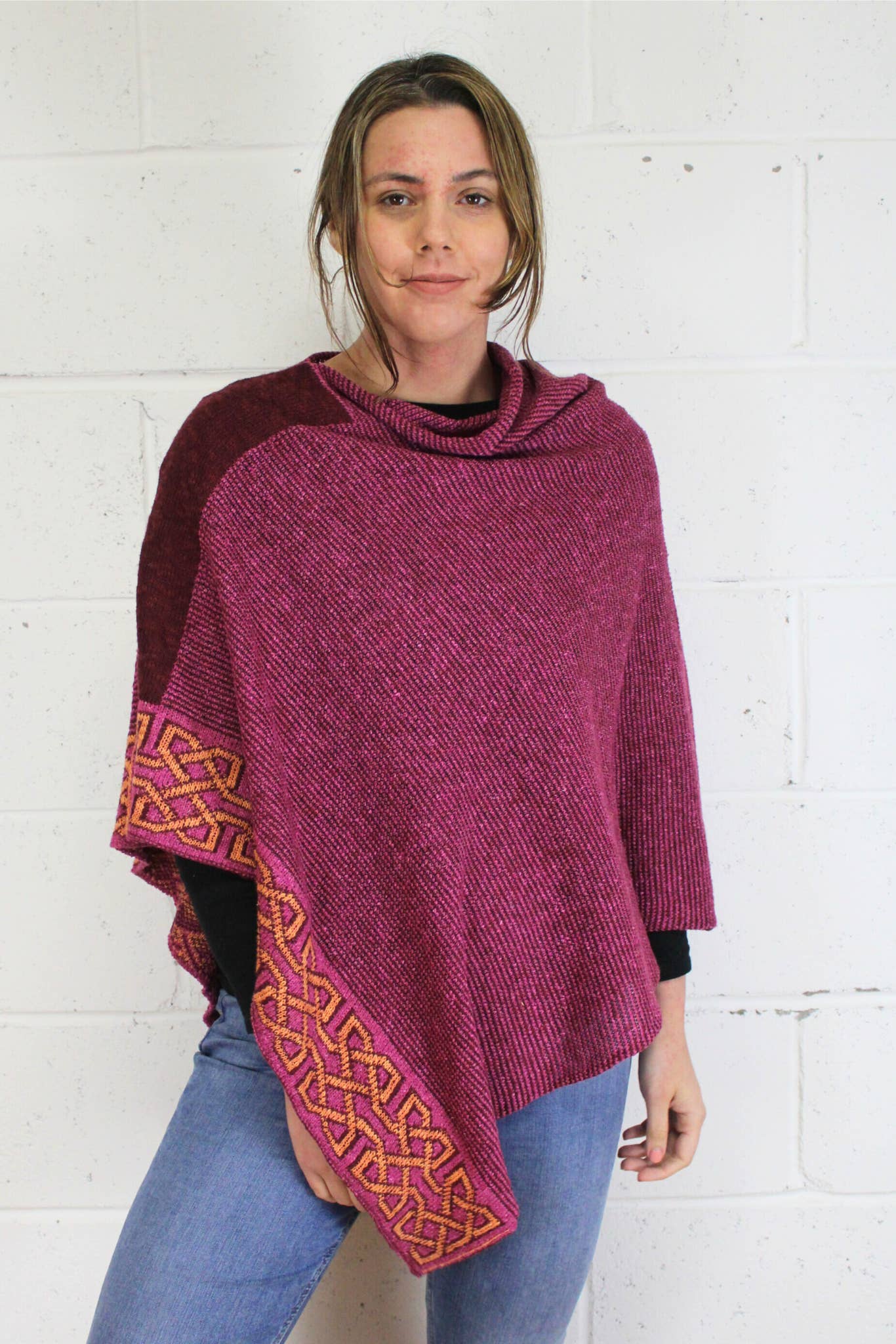 Knitted in Edinburgh - Wholesale Wrap - Women's - Mallow Ballater Shawl