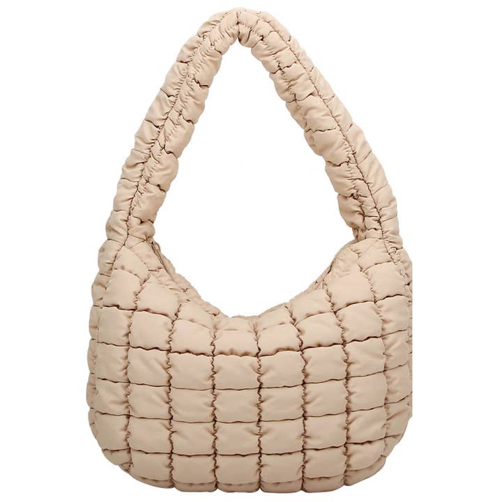 M&M HANDBAGS, LLC. - Wholesale Shoulder Bag - Women's - NQ131 Puffy Quilted Nylon Shoulder bag11