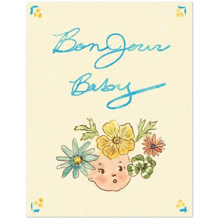 Bonjour Baby 10 Carte per la vendita all'ingrosso da parte di Ingrid Press