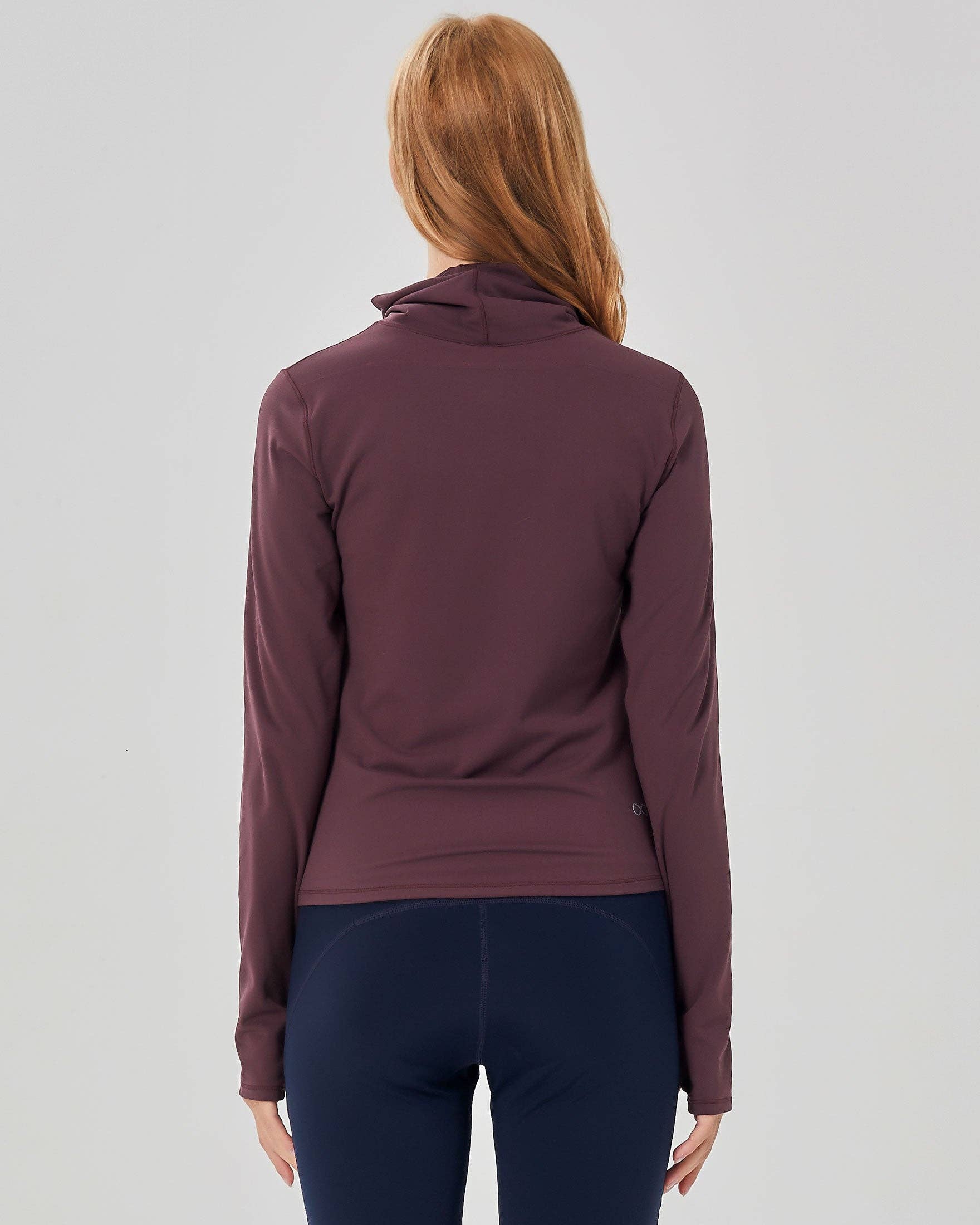 Rebody - Wholesale Athletic Top - Women's - Turtle- Cowl Neck Coziplex™ Long Sleeve4
