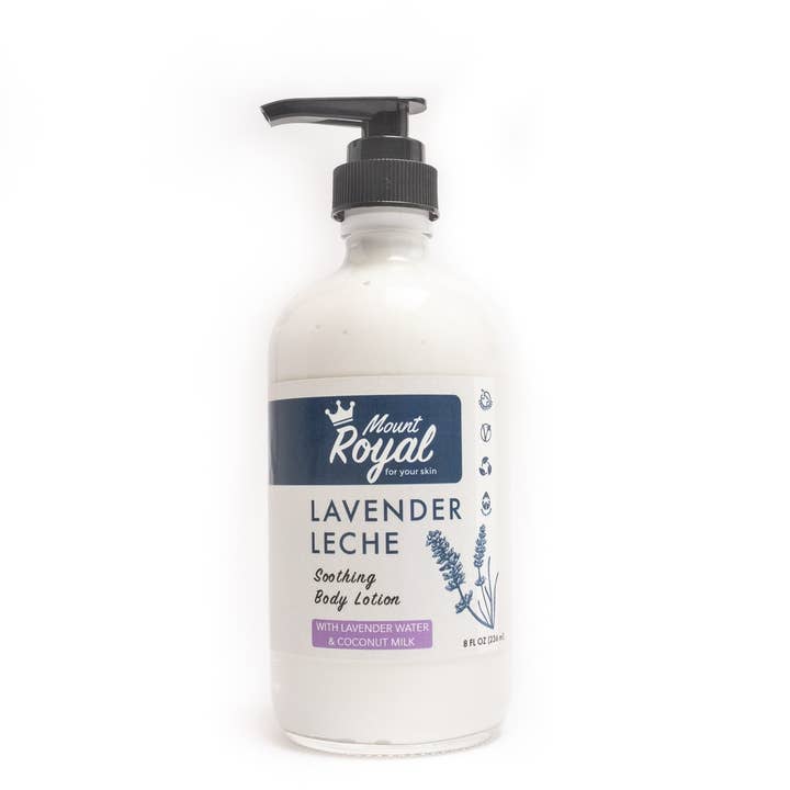 Lavendel Leche - beroligende bodylotion for engroshandel hos Mount Royal Soaps