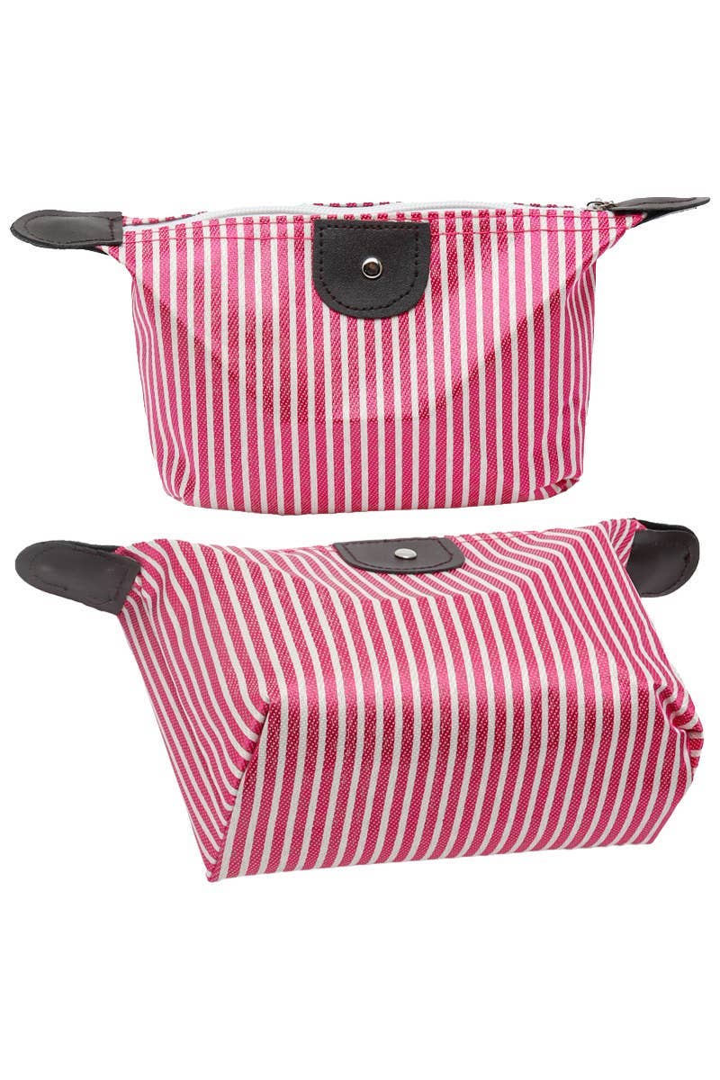 ASSORTED Harbor Stripe Organizer Pouch Travel Bag for wholesale on Faire8