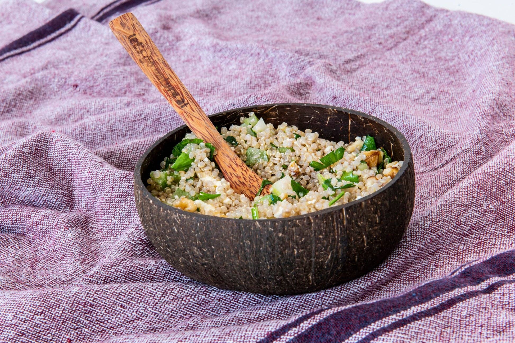 Goodly Gosh - Wholesale Assorted Cutlery Set - Coconut Wood Reusable Cutlery Set | Fork, Spoon, and Knife1