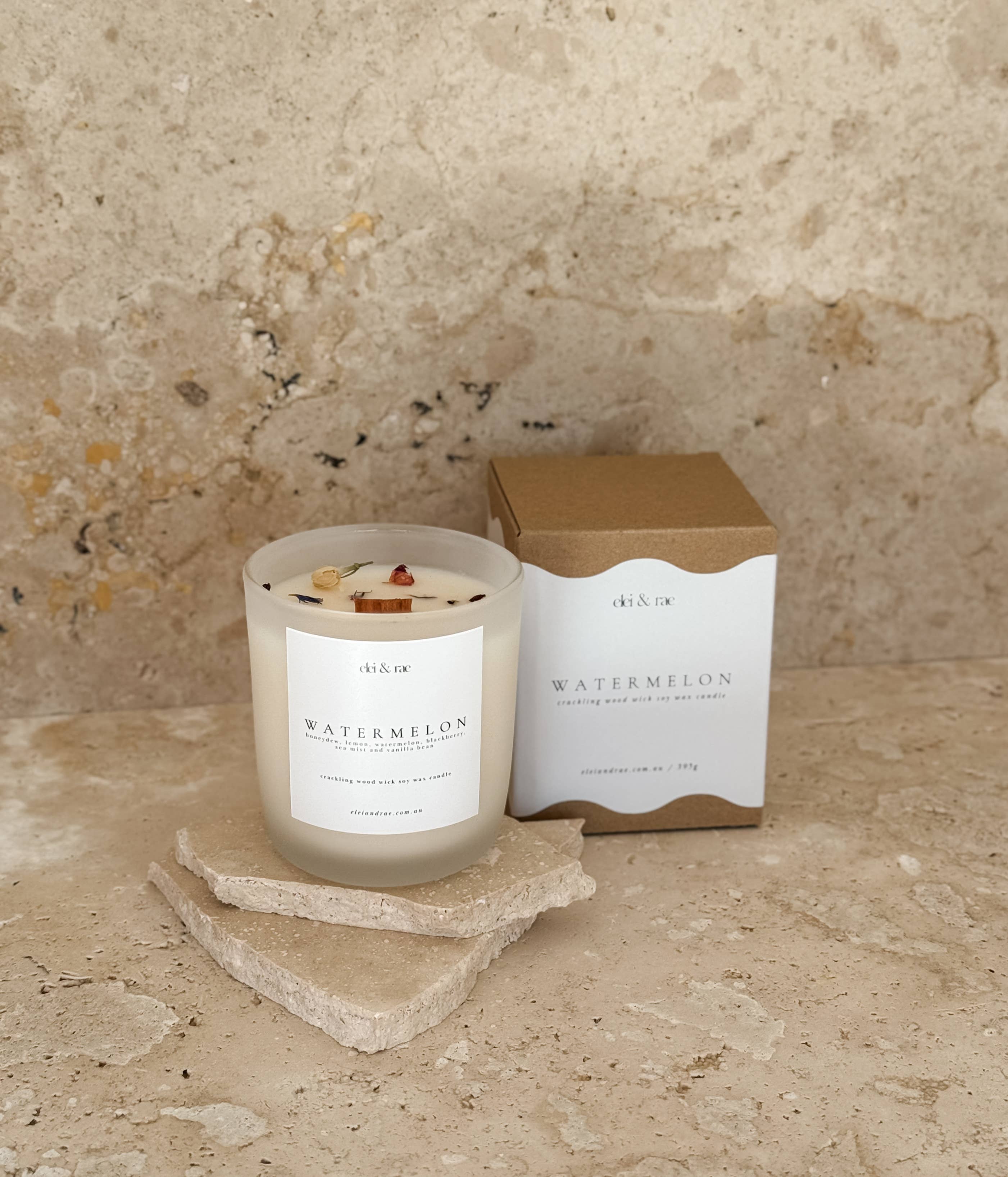 Elei & Rae – Engroshandel Glaslys – Elei & Rae signaturlys med 100 % naturlig vegansk sojavax11