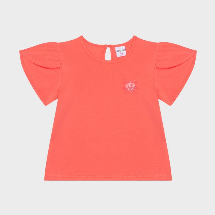 BG-C7131-95 - Camisetas de Manga Corta para Bebé Niña para venta al por mayor de Ativo Kids