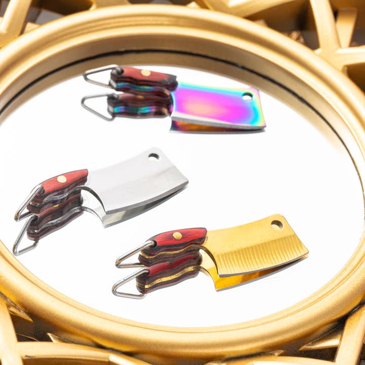 Real Sic - Wholesale Pocket Knife/Holder - Mini Folding EDC Knife Keychain – Utility Pocket Ax