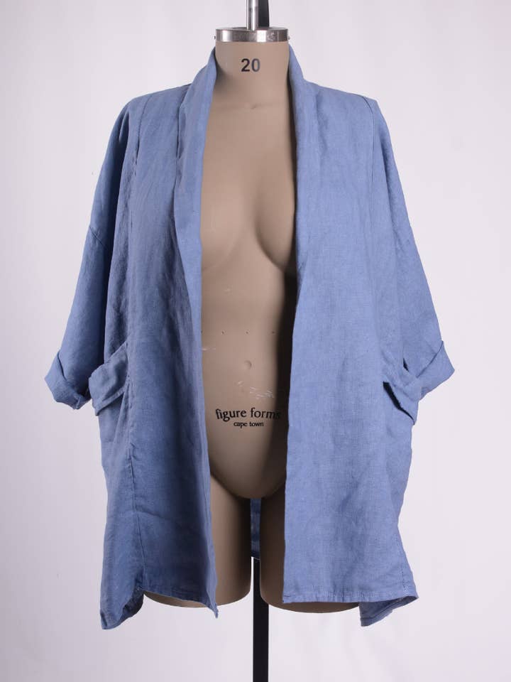 Jas van open linnen - 10844 voor wholesale door Jeld Wholesale