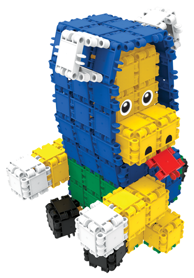 CLICS NV - Wholesale Building Set - Kids - Clics Drum 10 in 1 - made from recycled material5