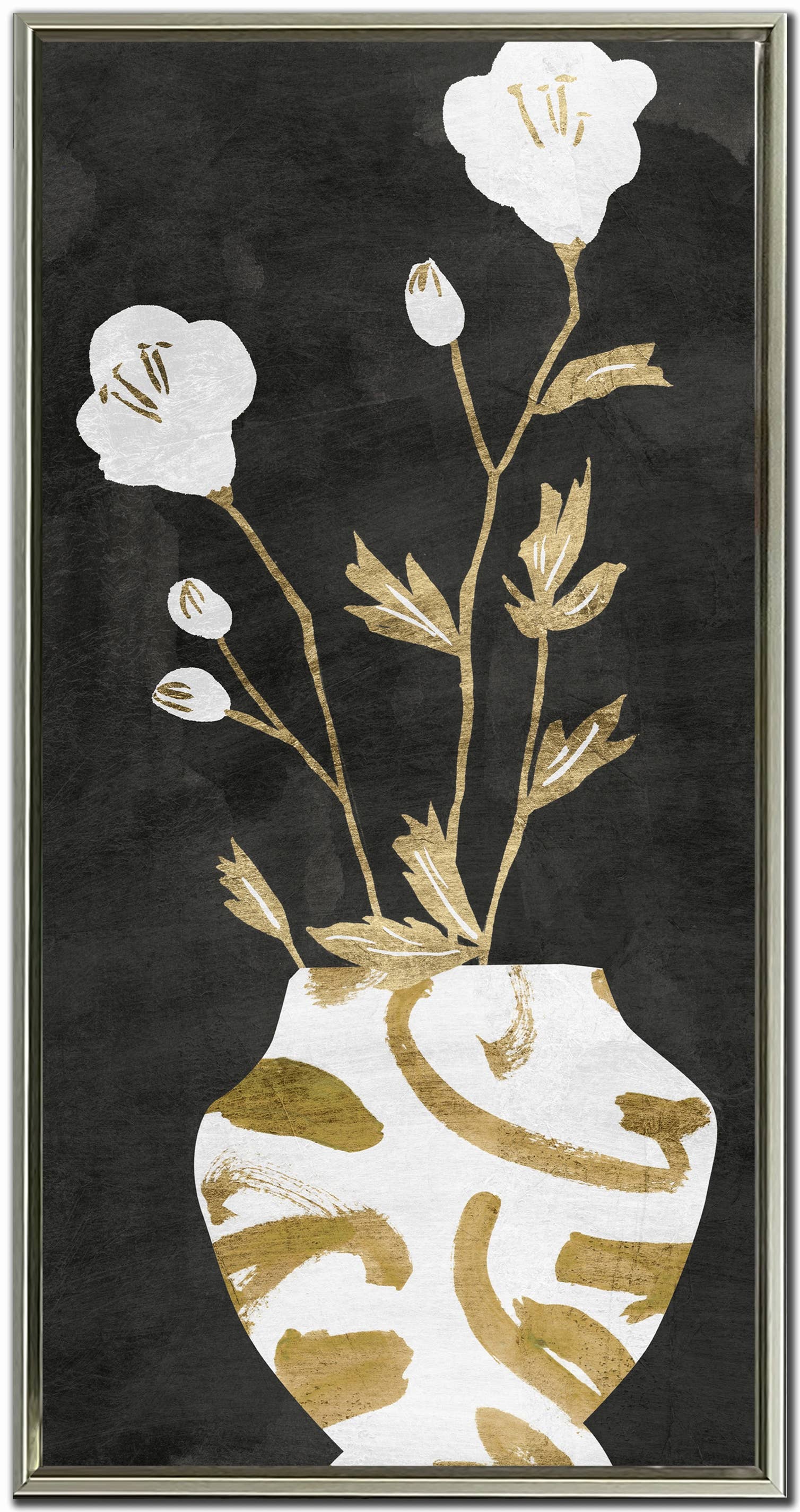 Streamline Art - Wholesale Wall Accent - Golden Vase I Canvas Wall Art0