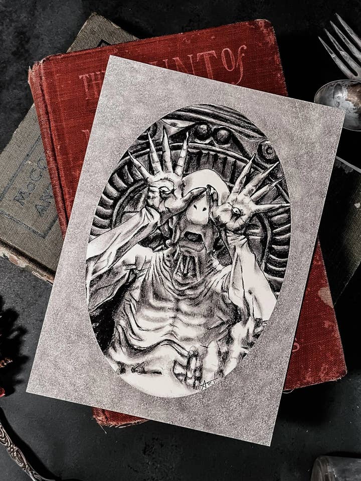 Paleman Pan‘s Labyrinth Print for wholesale by House of Hex