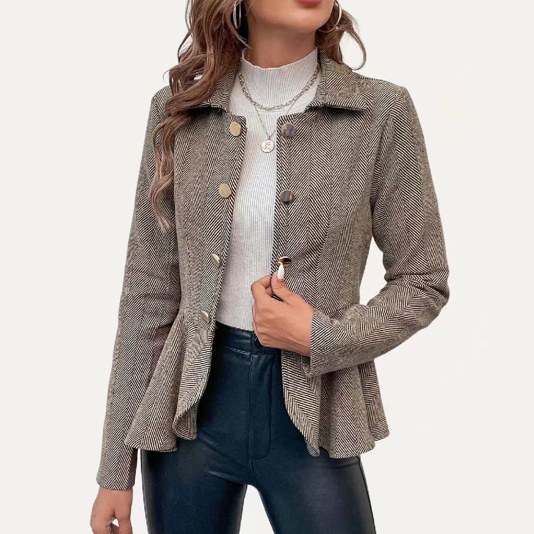 The Moment Collection – wholesale Blazer - Dam – Imponerande klassisk lättviktsblazer med krage och lång ärm1