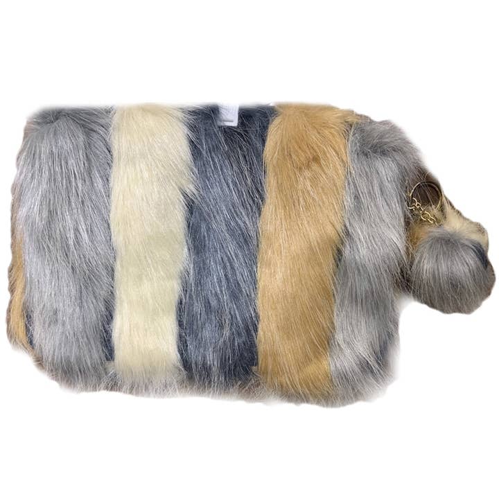 Ole - Wholesale Crossbody Bag - Women's - Faux Fur Crossbody HB00051