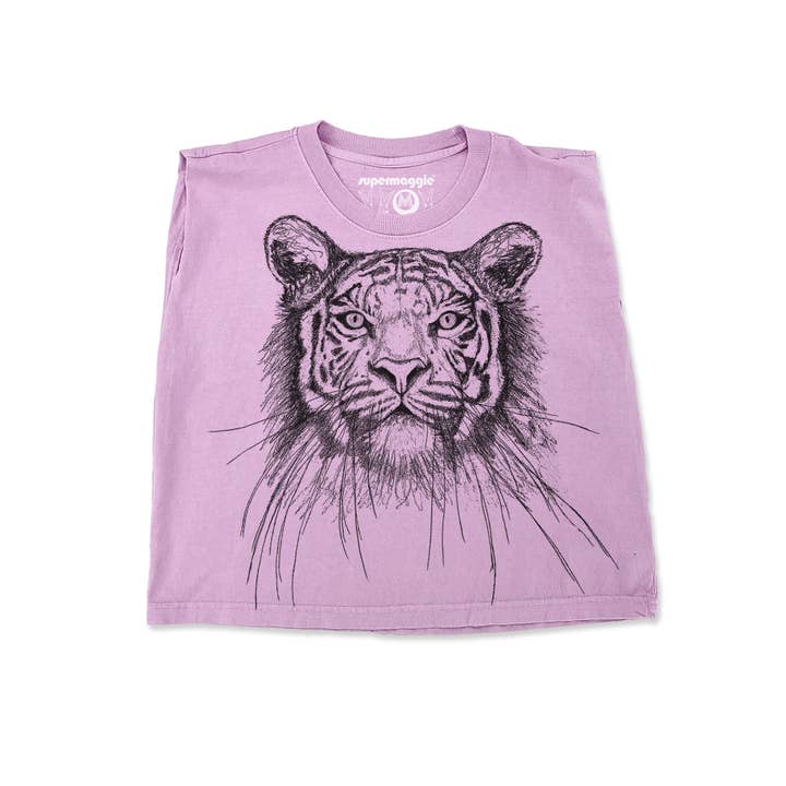 Tijger Maisie Zware Spier T-shirt voor wholesale door Supermaggie @ Faire