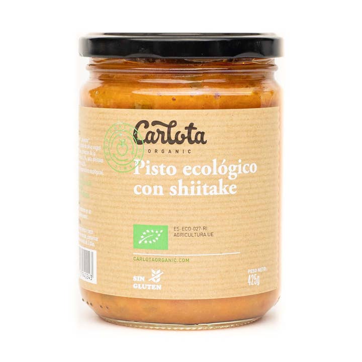 Organisk ratatouille med shiitake 425g för wholesale av CARLOTA ORGANIC