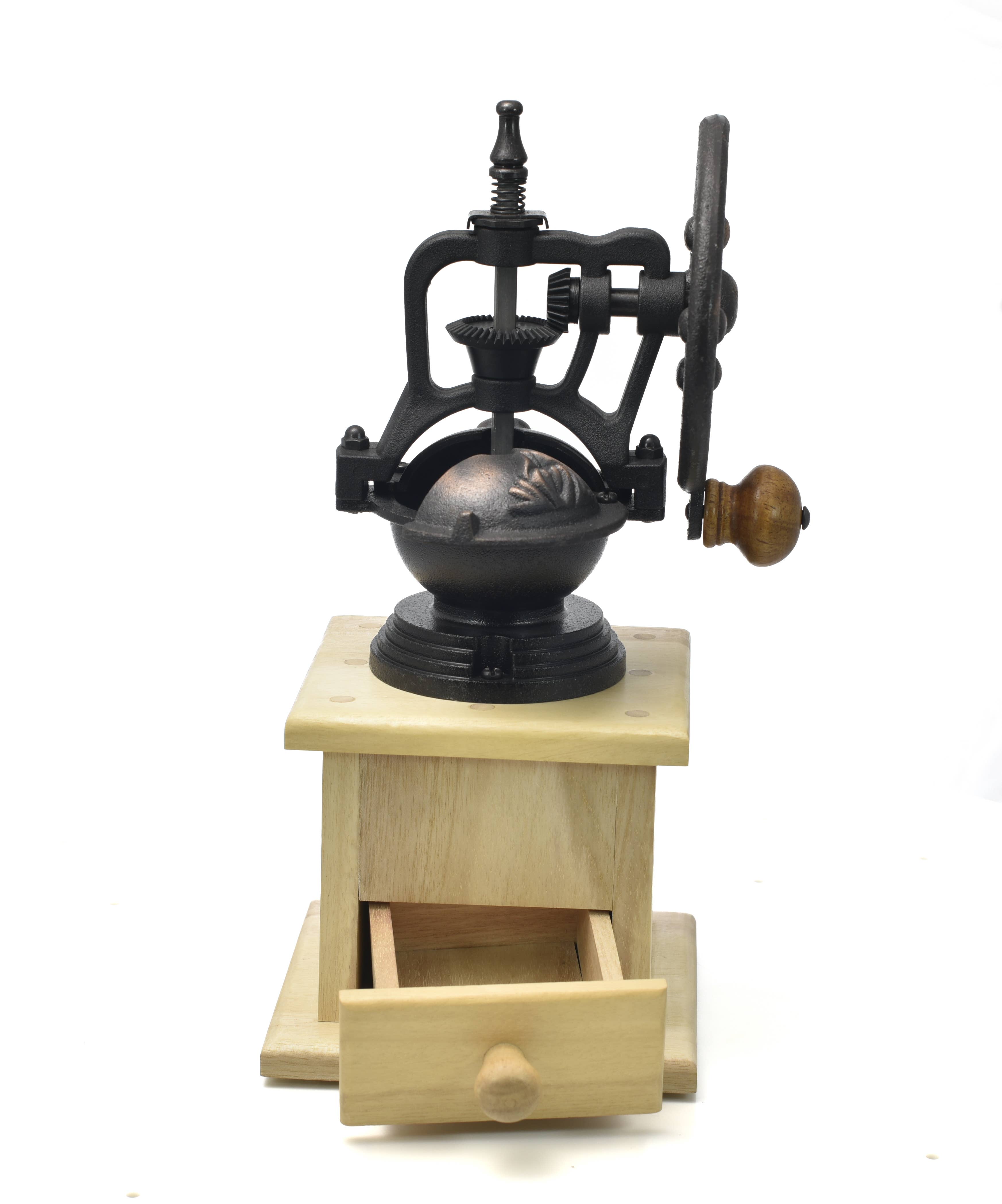 Baroy - Wholesale Coffee Grinder - Nonie Manual Coffee Grinder With Cast Iron Hand Side Crank 4