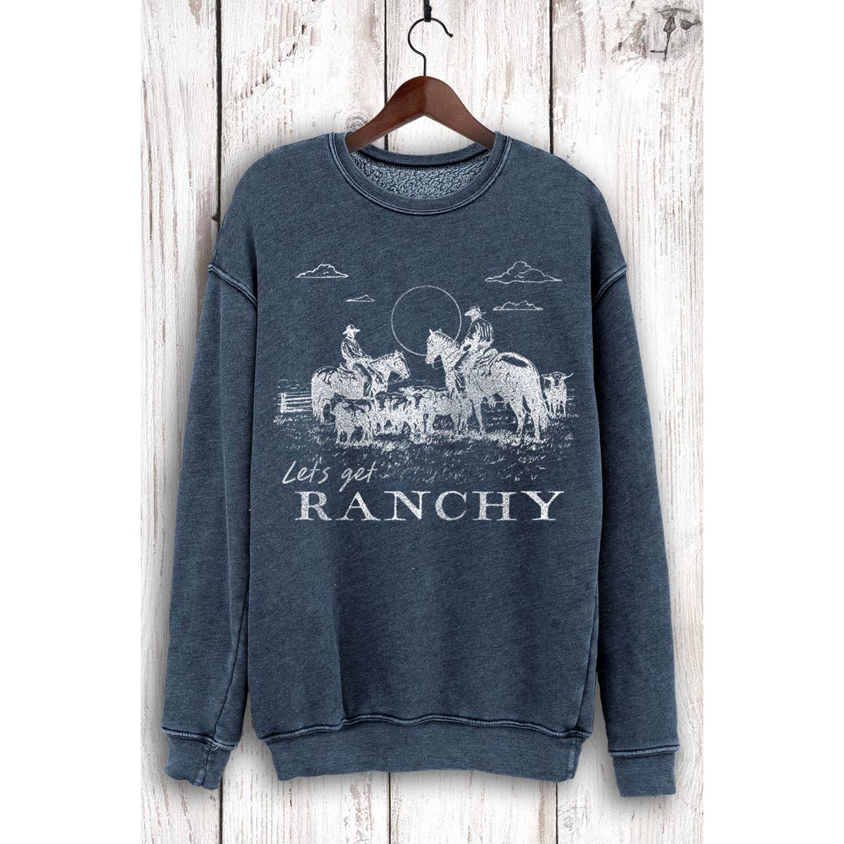 HRTandLUV - Wholesale Sweatshirt - Women's - LET'S GET RANCHY MINERAL SWEATSHIRTS5