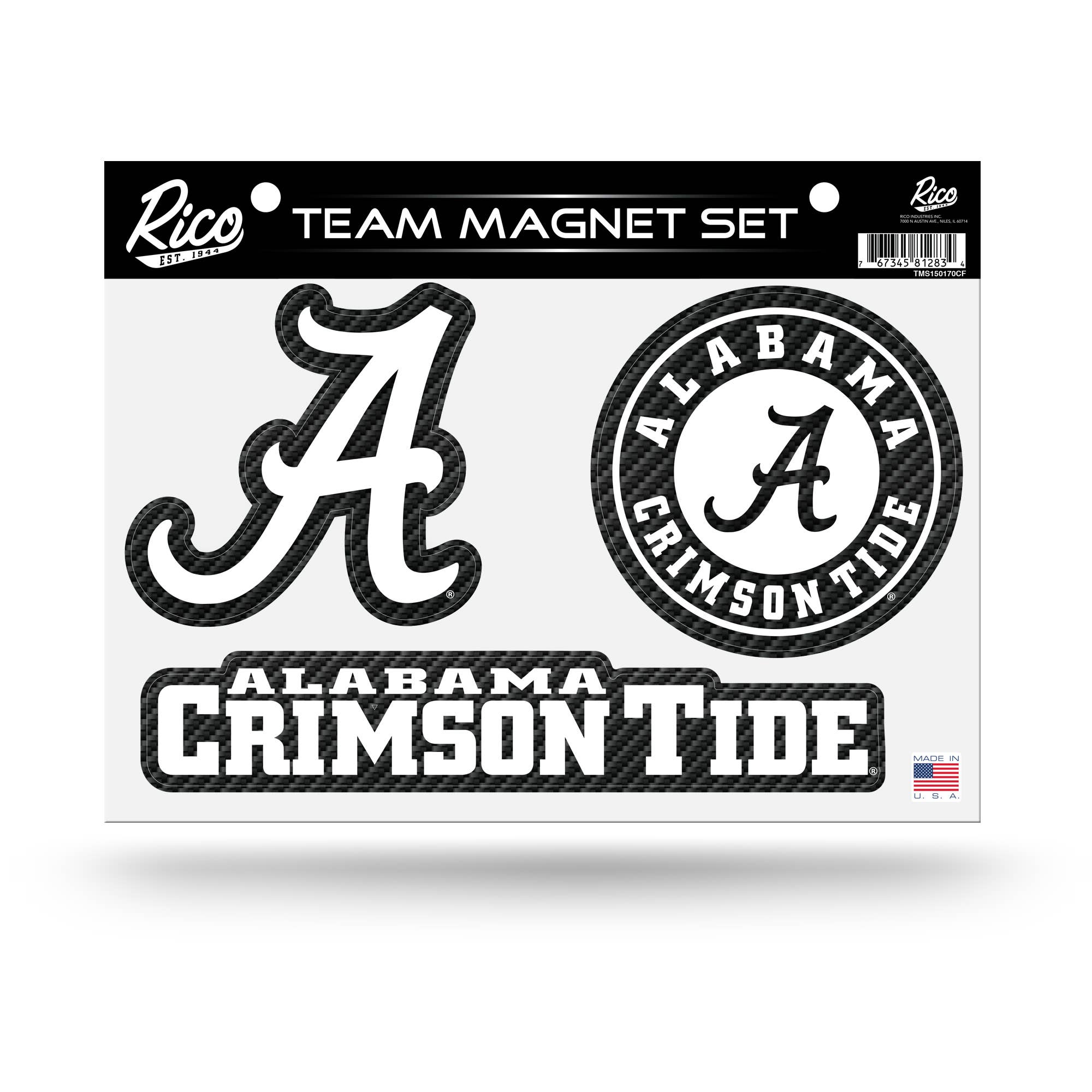 R and R Imports Alabama Crimson Tide 10 Inch Round Magnet 