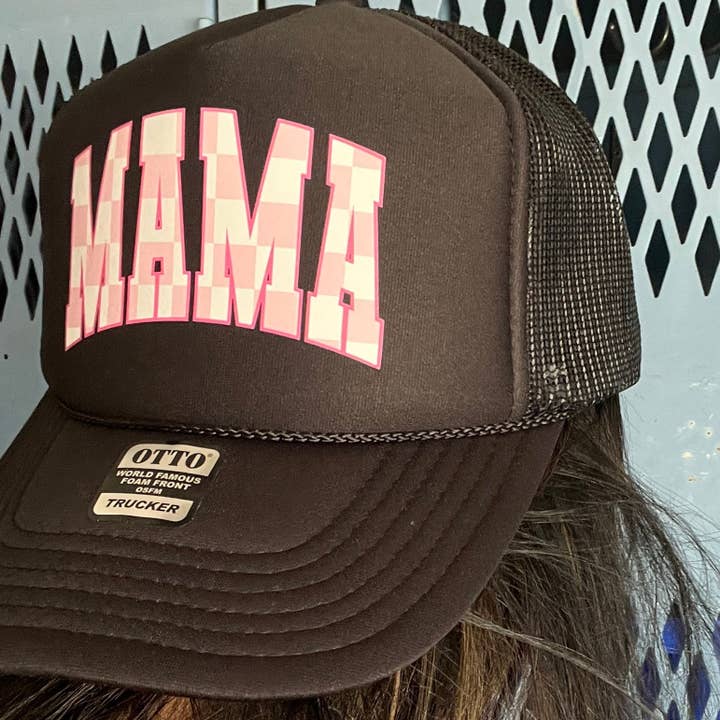 208T2.0 – Engroshandel Trucker hat - Dame – Mama Pink Ternet Otto Foam Front Truckerhat