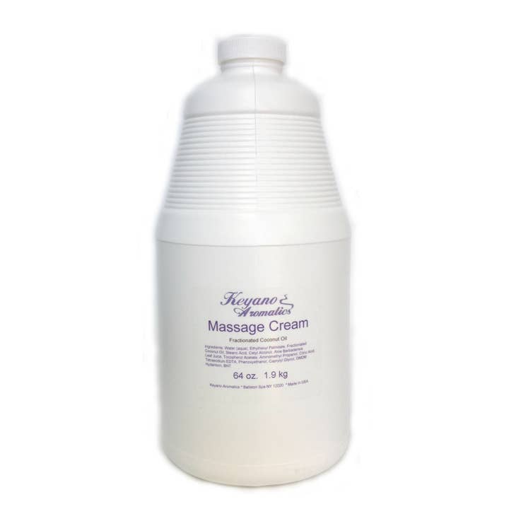 Massage Cream Unscented 64 oz. for wholesale by Keyano Aromatics