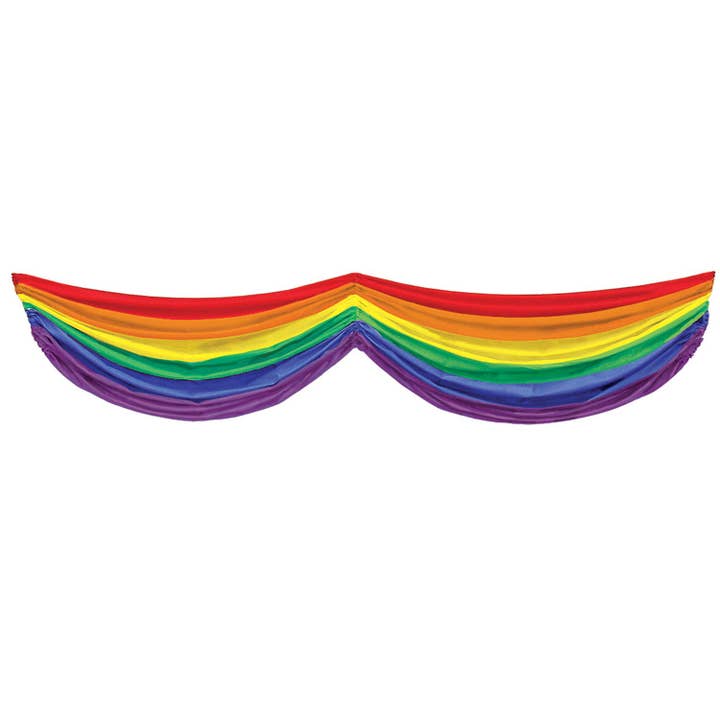 Rainbow Fabric Bunting - 1.75Mtr for wholesale by 360 Degrees Ltd