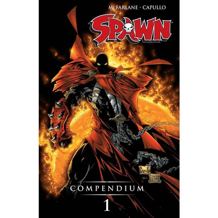 Spawn Compendium Color Edition Volume 1 by Todd McFarlane for wholesale by Simon & Schuster