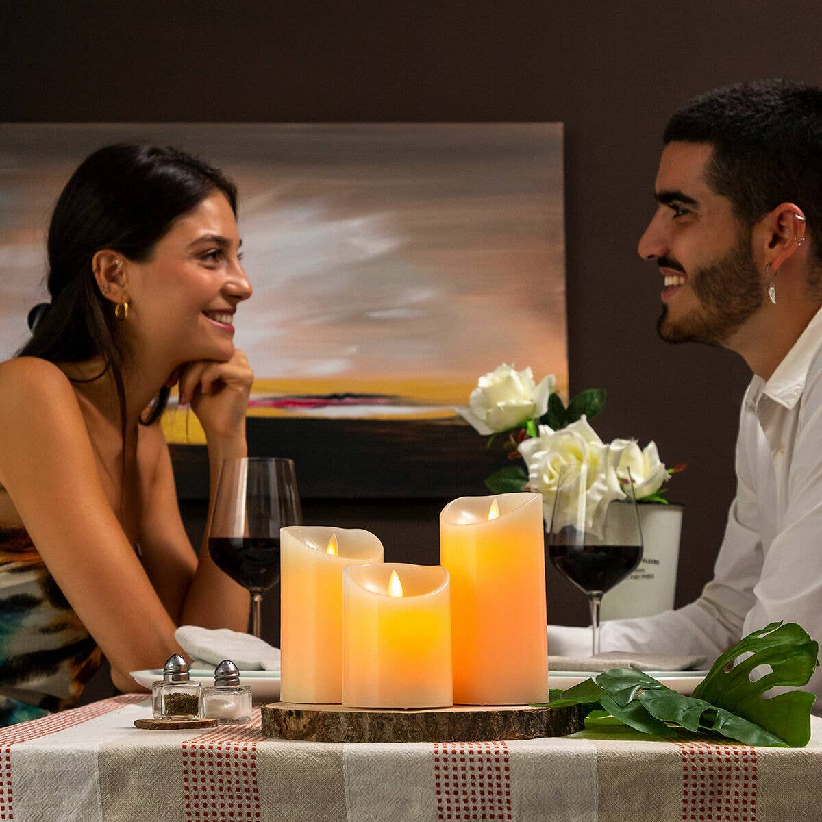 InnovaGoods – wholesale Flamlöst ljus – Lendles InnovaGoods LED-ljus med flammigt färgeffekt och fjärrkontroll, 3-pack1