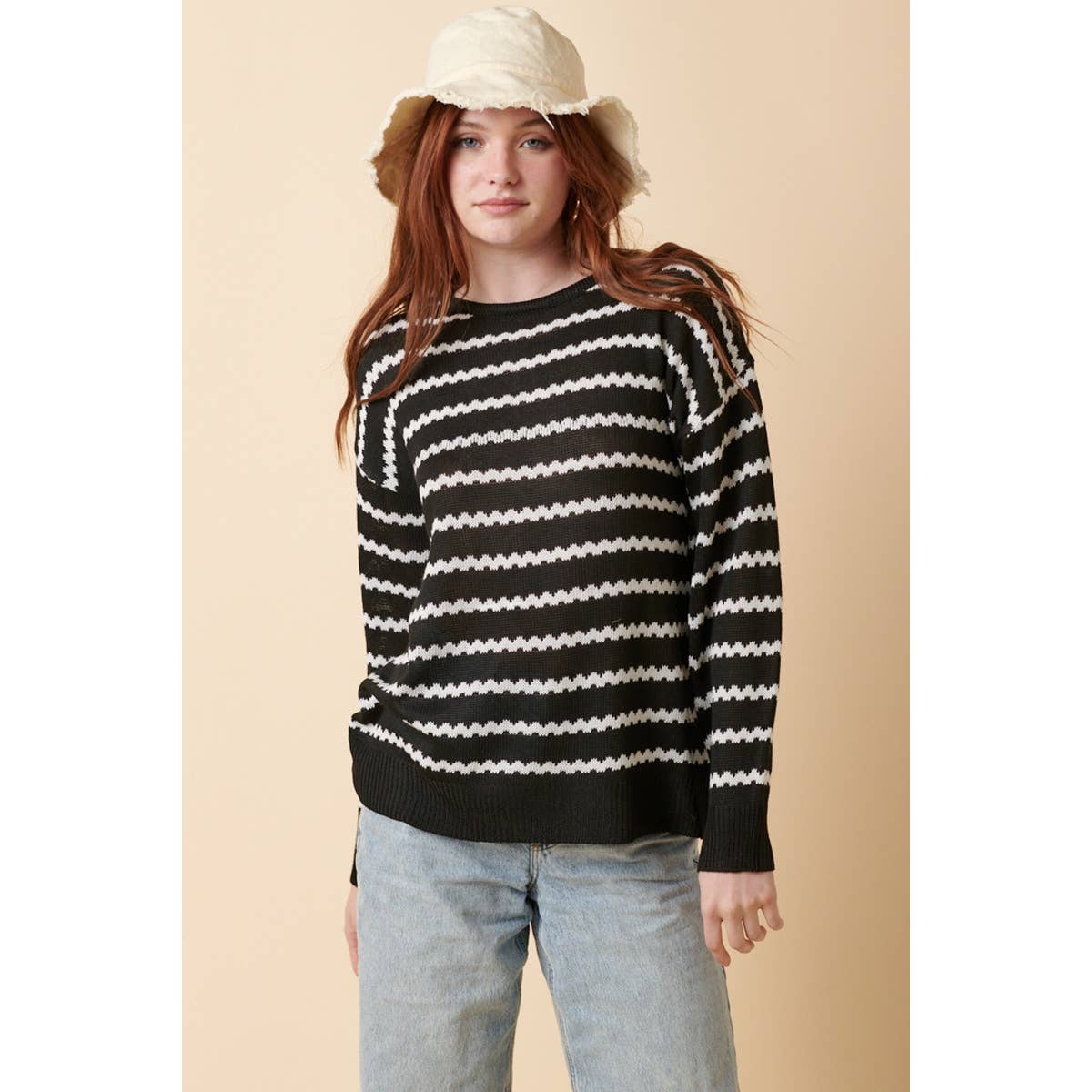 mittoshop - Vendita all'ingrosso Maglione tricot - Donna - MAGLIONE POSTERIORE CON CERNIERA A RIGHE10