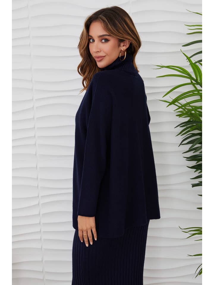 MILIO MILANO - Wholesale Knitted jumper – Women′s - VISCOSE LONG SLEEVE TURTLENECK SWEATER (330115/27760)31