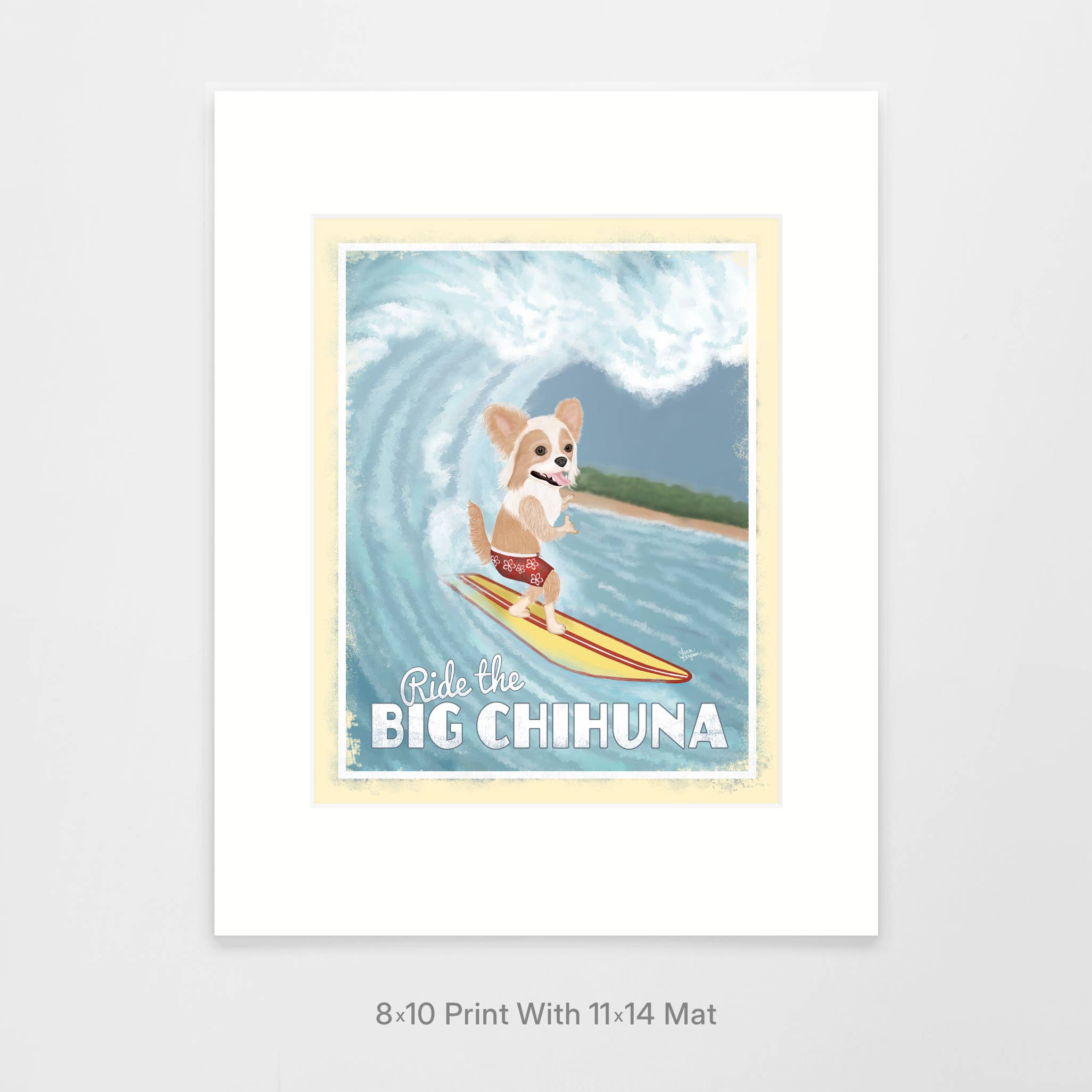 Laura Bergsma Studio – Engroshandel Kunsttryk – Chihuahua Hundekunsttryk, Den store Chihuna1