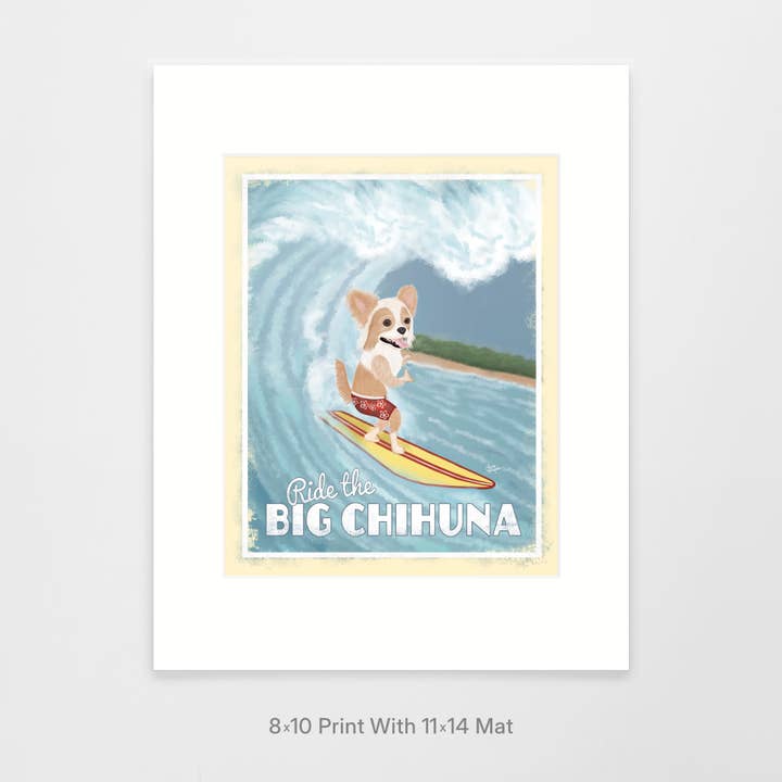 Laura Bergsma Studio – Engroshandel Kunsttryk – Chihuahua Hundekunsttryk, Den store Chihuna1