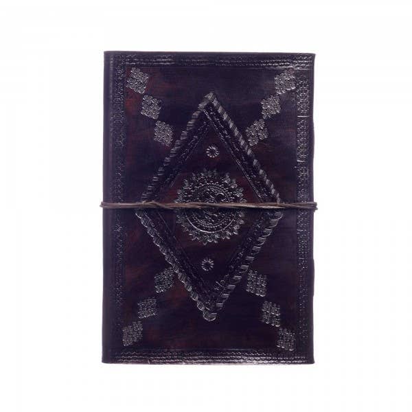 The Paper High Gift Company Limited - Wholesale Journal/Diary - Handcrafted A4 Embossed Stoned Leather Journal Notebook6