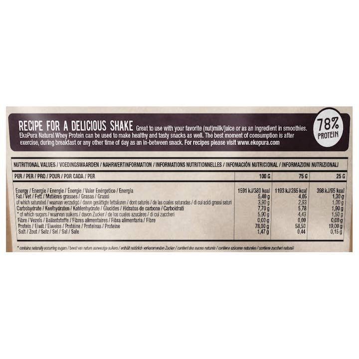 Ekopura Nutrition – wholesale Protein/superfood powder – Whey Protein Vanille4