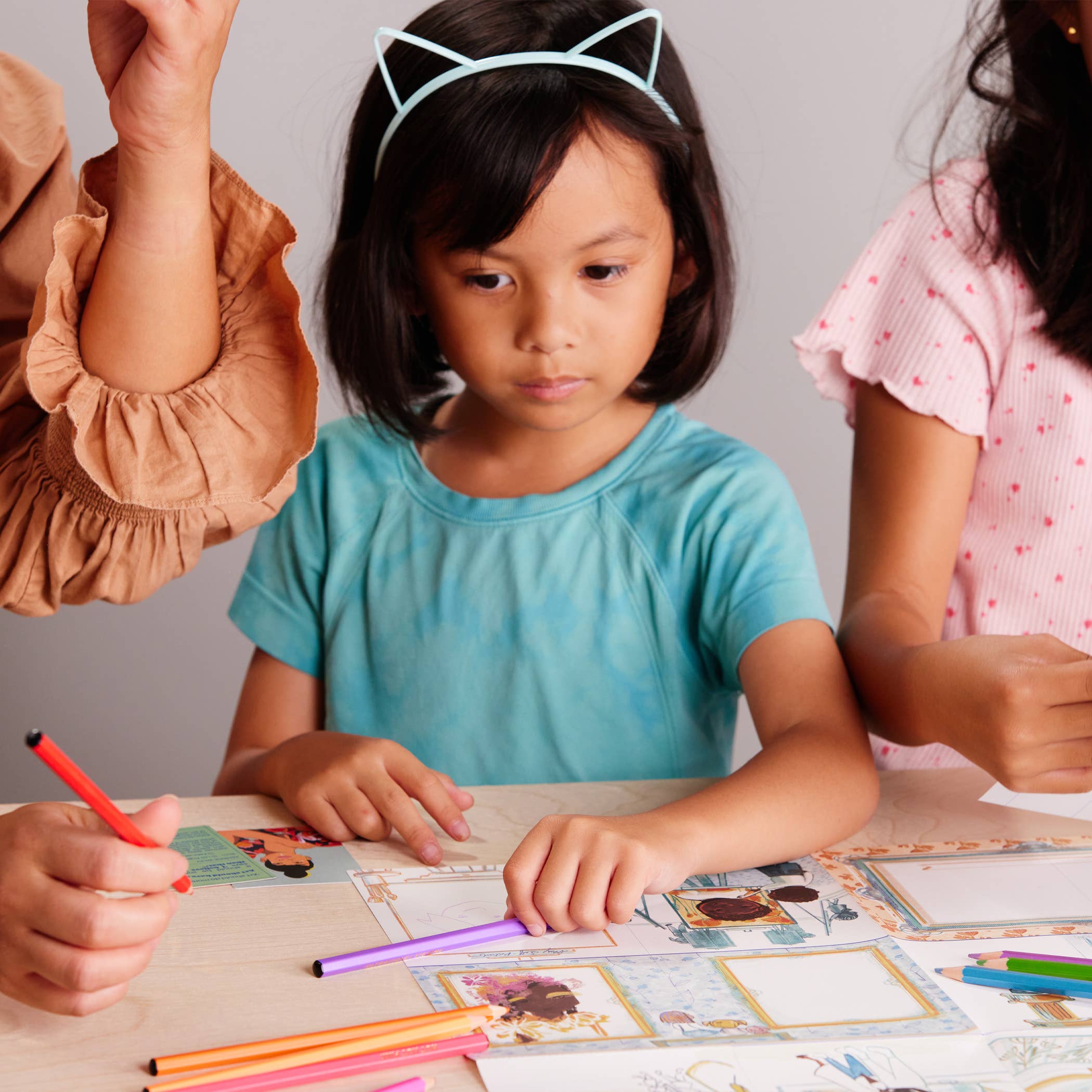 MAJO IDEAS – wholesale Sticker – Child & baby – VOL ⑨ — FACES Sticker Based Art Pack7