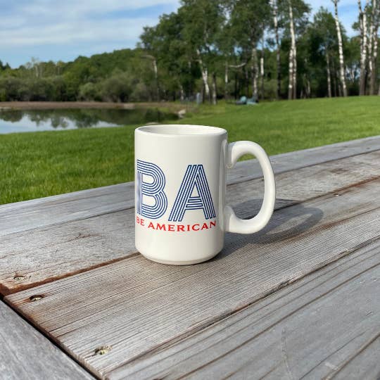 Tasse américaine - Bleu pour la vente par Be American Shop