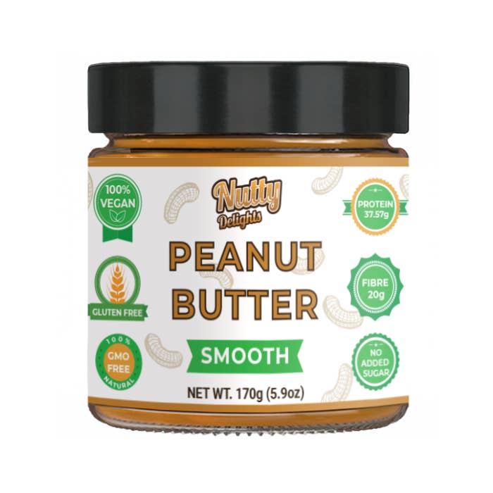 Nutty Delights – wholesale Nut butter – Peanut Smooth Butter (6X170g)