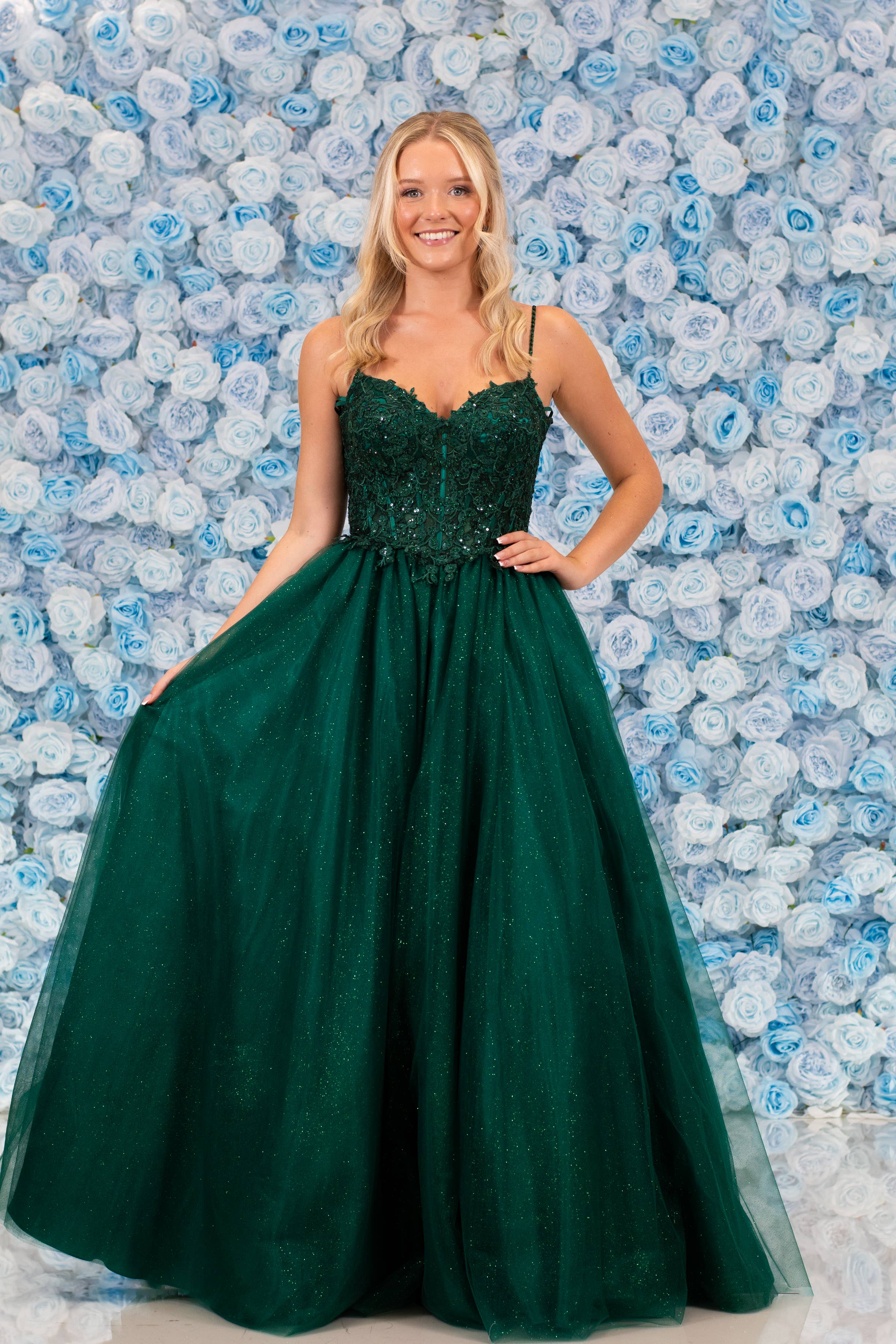 Verde Scuro Malia Dritto Verde Scuro in vendita all'ingrosso su Faire0