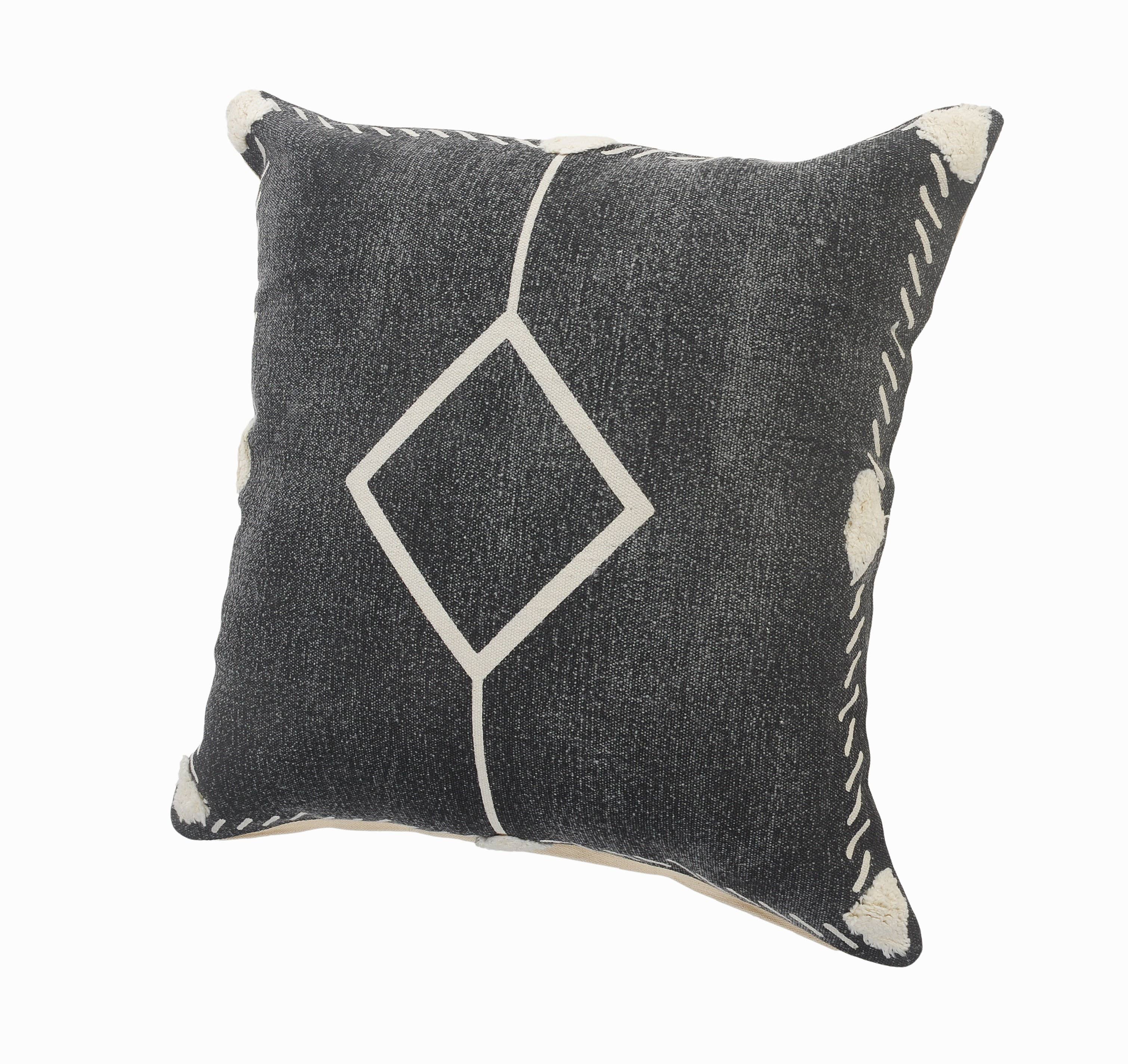 LR Home - Wholesale Throw/Decorative Pillow - Flat-Woven Black & White Decorative Throw Pillow2