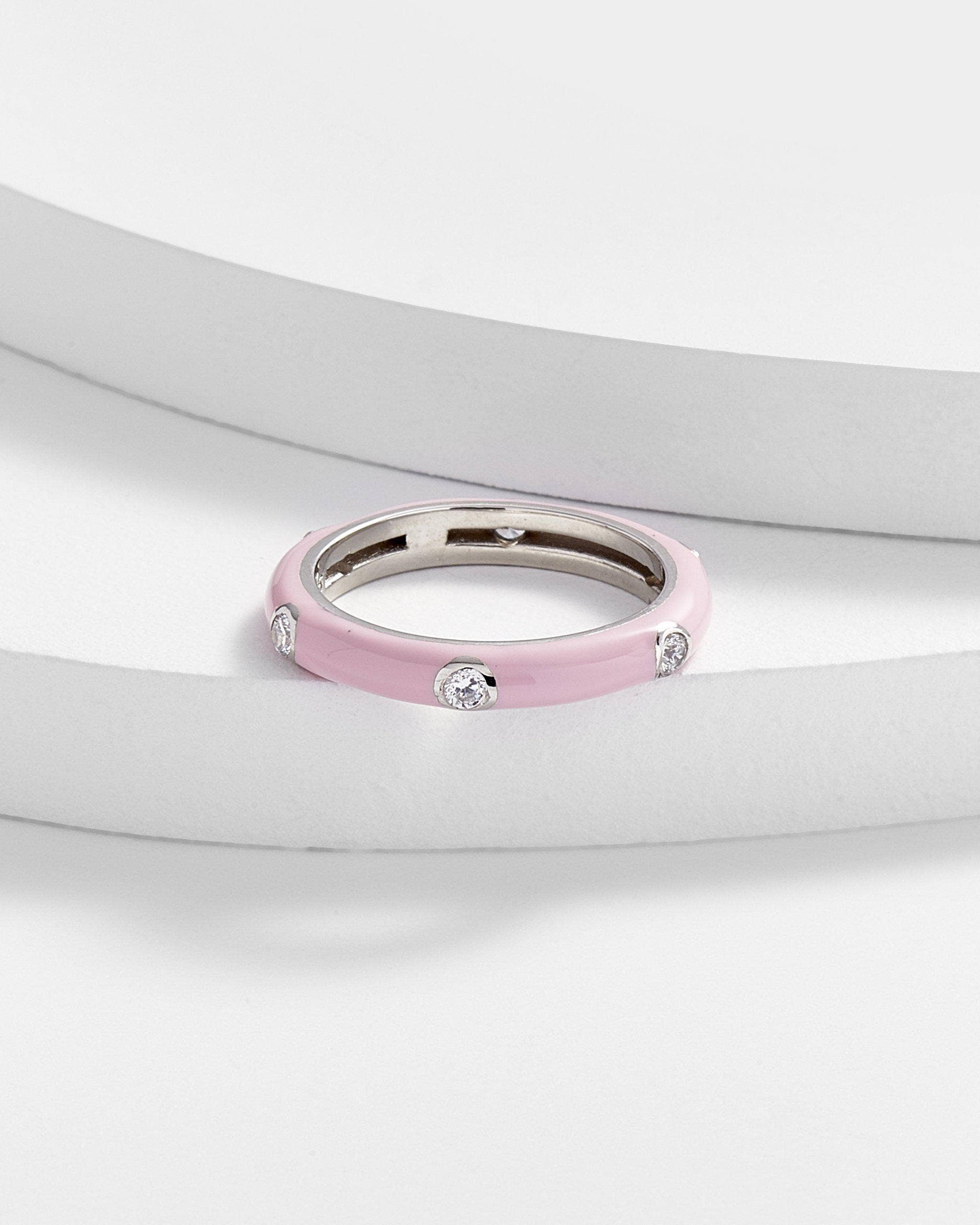 Kosa Jewels – wholesale Ring med flera stenar – Carin emalj bandet Ring3