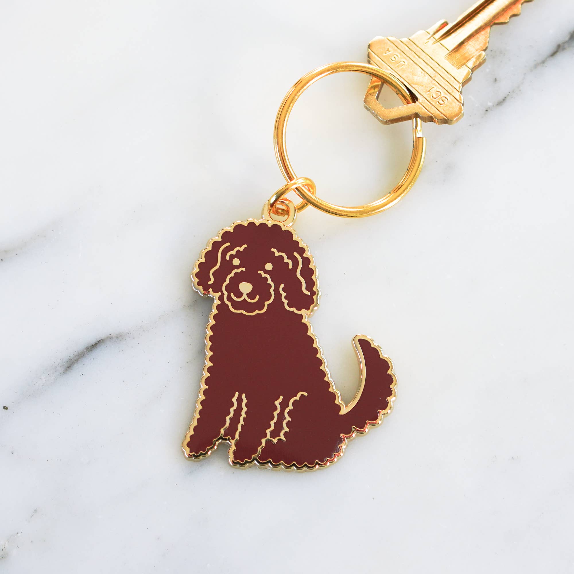 Everyday Olive - Wholesale Keychain - Women's - Golden Doodle Keychain0