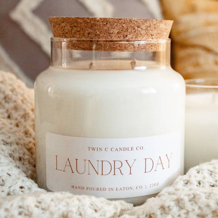 Laundry Day for wholesale by Twin C Candle Co.