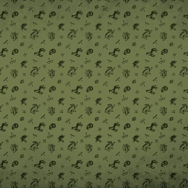 Paper House Productions – wholesale Scrapbook – Harry Potter Parchment Tags 12 x 12 Scrapbook Paper2