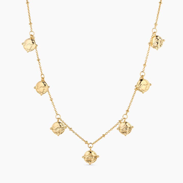 Collana Multi Coin per la vendita all'ingrosso da parte di Alejandra Corona Jewelry