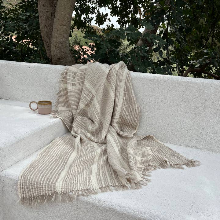 loom.ist - Wholesale Throw Blanket - Muslin Cotton Throw