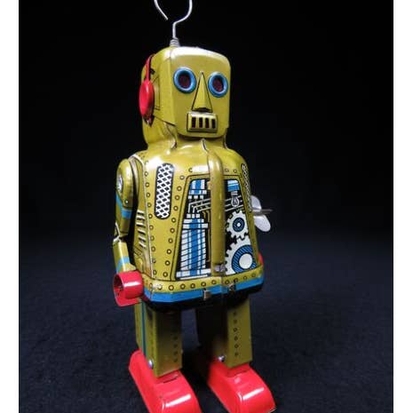 Sparky Robot Tin Mechanical Windup, Japan, Early 1960’S for wholesale by The Retrospect Group Collection