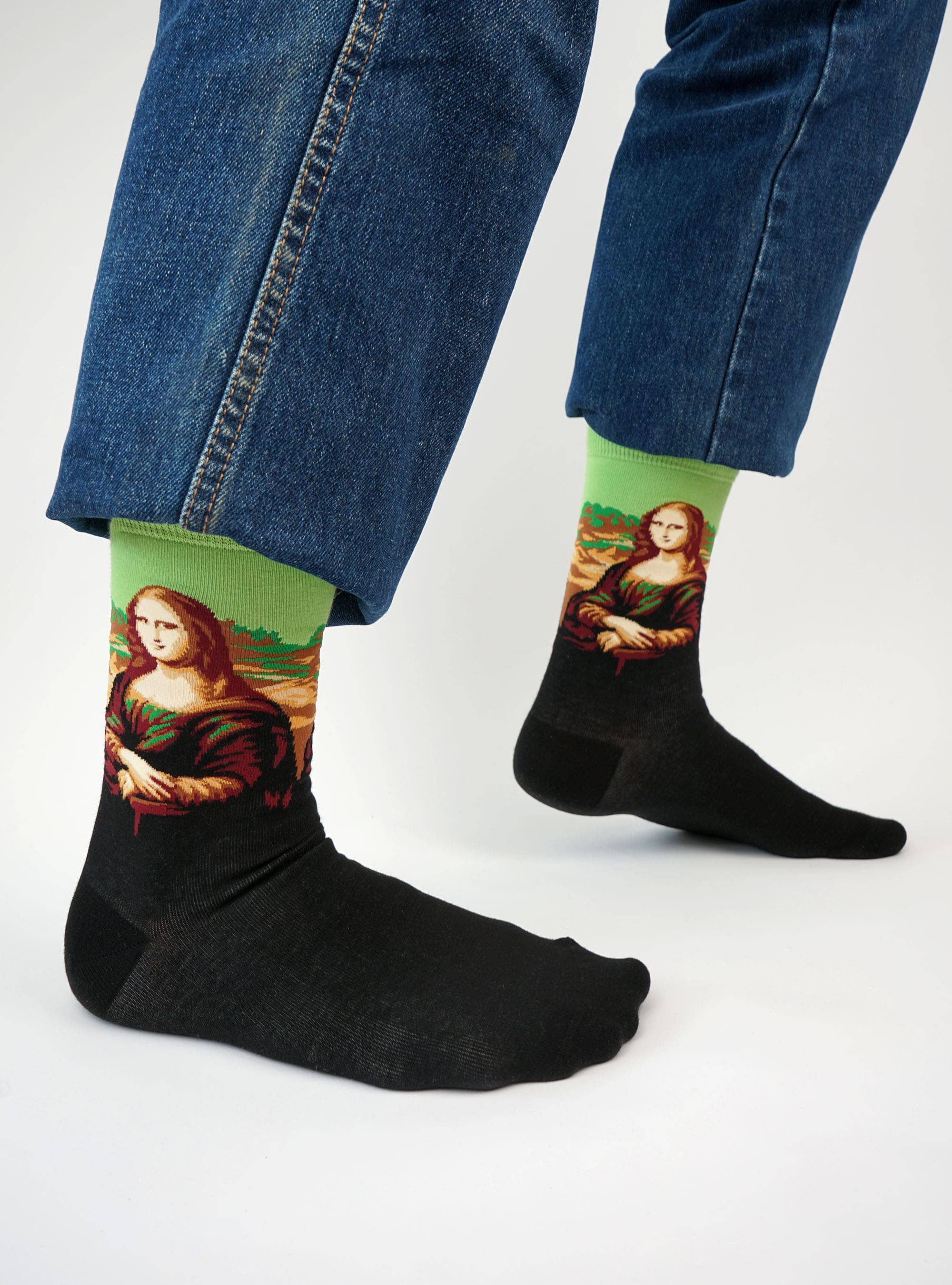 Kunstsokken – Meias - Unissexo por atacado – Mona Lisa2